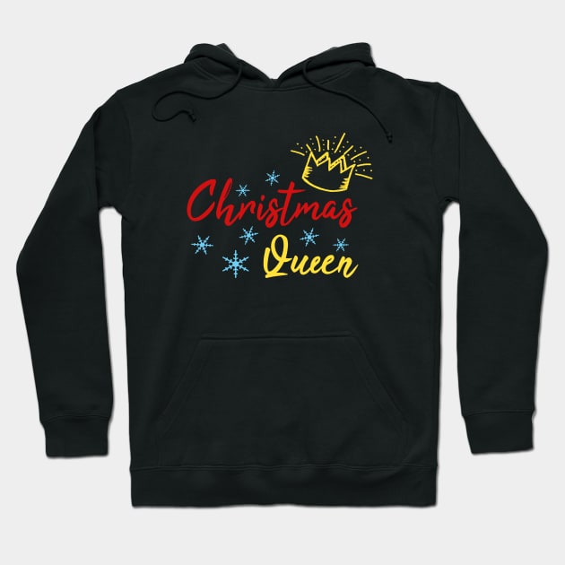 Christmas Queen Hoodie by LunaMay